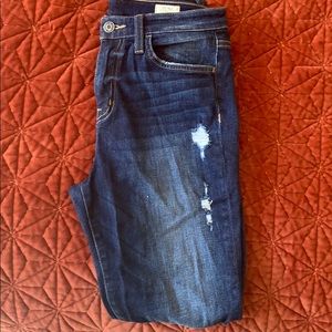 Buckle Dark Wash Skinny Jeans